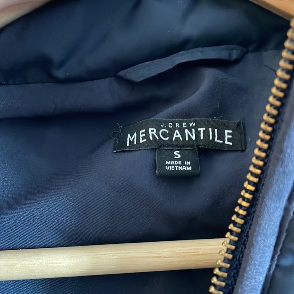 J Crew Navy Blue Puffer Vest - Picture 7 of 8